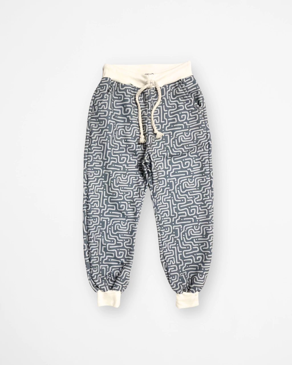 Calça de Moletom Estampada “Labirinto”
