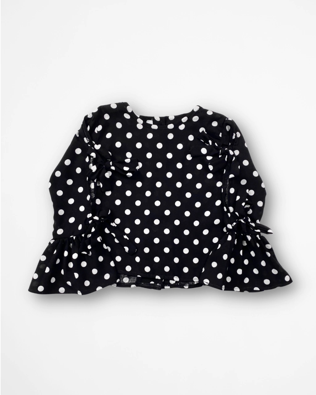 Blusinha de Poá com Laços