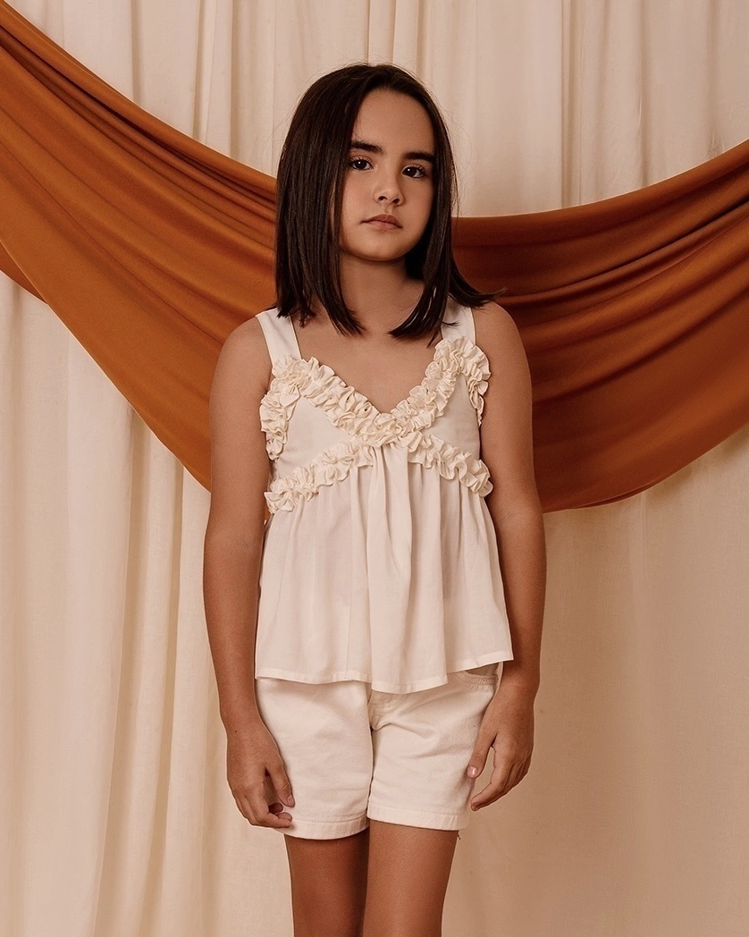 Shorts de Sarja Off White Joana