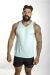 Regata Dry Masculina Gorilla logo verde agua mescla