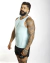Regata Dry Masculina Gorilla logo verde agua mescla na internet