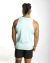 Regata Dry Masculina Gorilla logo verde agua mescla - Gorilla Fit