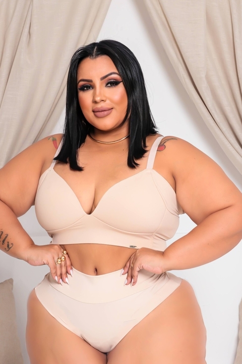 SUTIÃ LUIZA MODELADOR PLUS SIZE - BOJO SEM ARO - comprar online