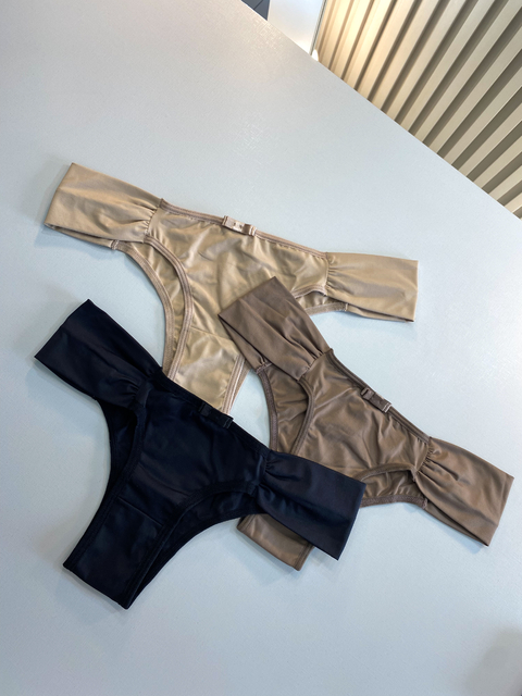 Calcinha Tanga em Microfibra de Pala Dupla - comprar online