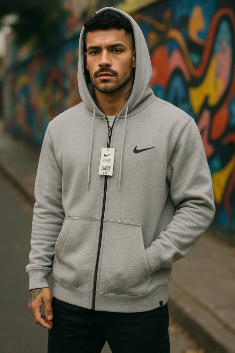 Moletom Cinza Claro Cod.120727 - comprar online