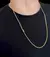 Cordão Cadeado Duplo 2MM - 70Cm - Banhado a Ouro 18K - comprar online