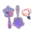 KIT ESCOVA DE CABELO + COLAR STITCH