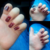UNHAS POSTIÇAS COR VERMELHA COM GLITTER- AMOR E ANJO - comprar online