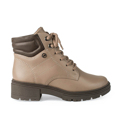Bota Dakota Em Couro Bege D0451 (2700) - Sheyla Bolsas