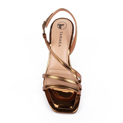 Sandália Feminina Tanara Bronze T8723