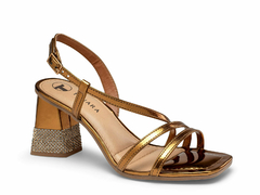 Sandália Feminina Tanara Bronze T8723