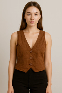 Colete Marrom 3612 - comprar online