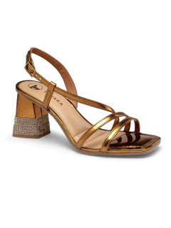 Sandália Feminina Tanara Bronze T8723 - comprar online