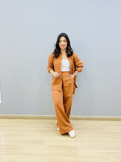 Conjunto Calça e Camisa em Linho 2761