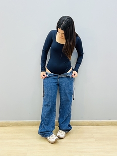 Body Manga Longa com Decote Quadrado 2797 - loja online