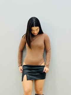 Body Manga Longa Gola Alta 2796 - loja online