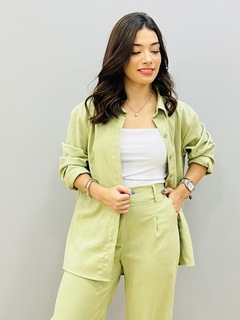 Conjunto Calça e Camisa em Linho 2761 na internet