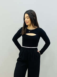 Blusa Manga Longa com Recorte 2785 - Sheyla Bolsas