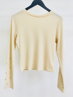 Blusa Manga Longa com Brilho na Manga 188424