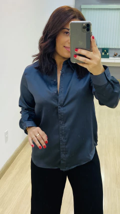 Camisa Acetinada 2708 - Sheyla Bolsas
