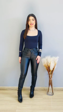 Calça Inter Pala Reta em Couro 22061 - 3075 - comprar online