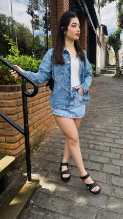 Short Saia Jeans 3151 - comprar online