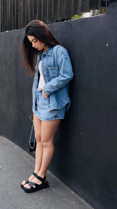 Short Saia Jeans 3151 na internet