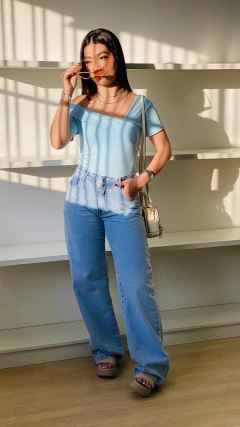Calça Jeans Wide Leg - 3198 na internet