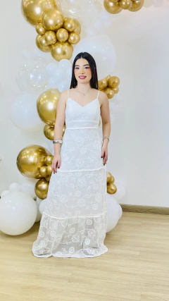 Vestido Reve Off white 3594 na internet