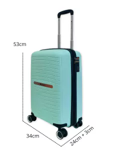 Mala de Bordo Rosa - Em fibra, 360° - Loja Fórmula