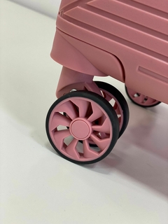 Mala de Média Rosa em Fibra 360°