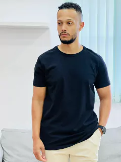 Camiseta Algodão Peletizado Preto