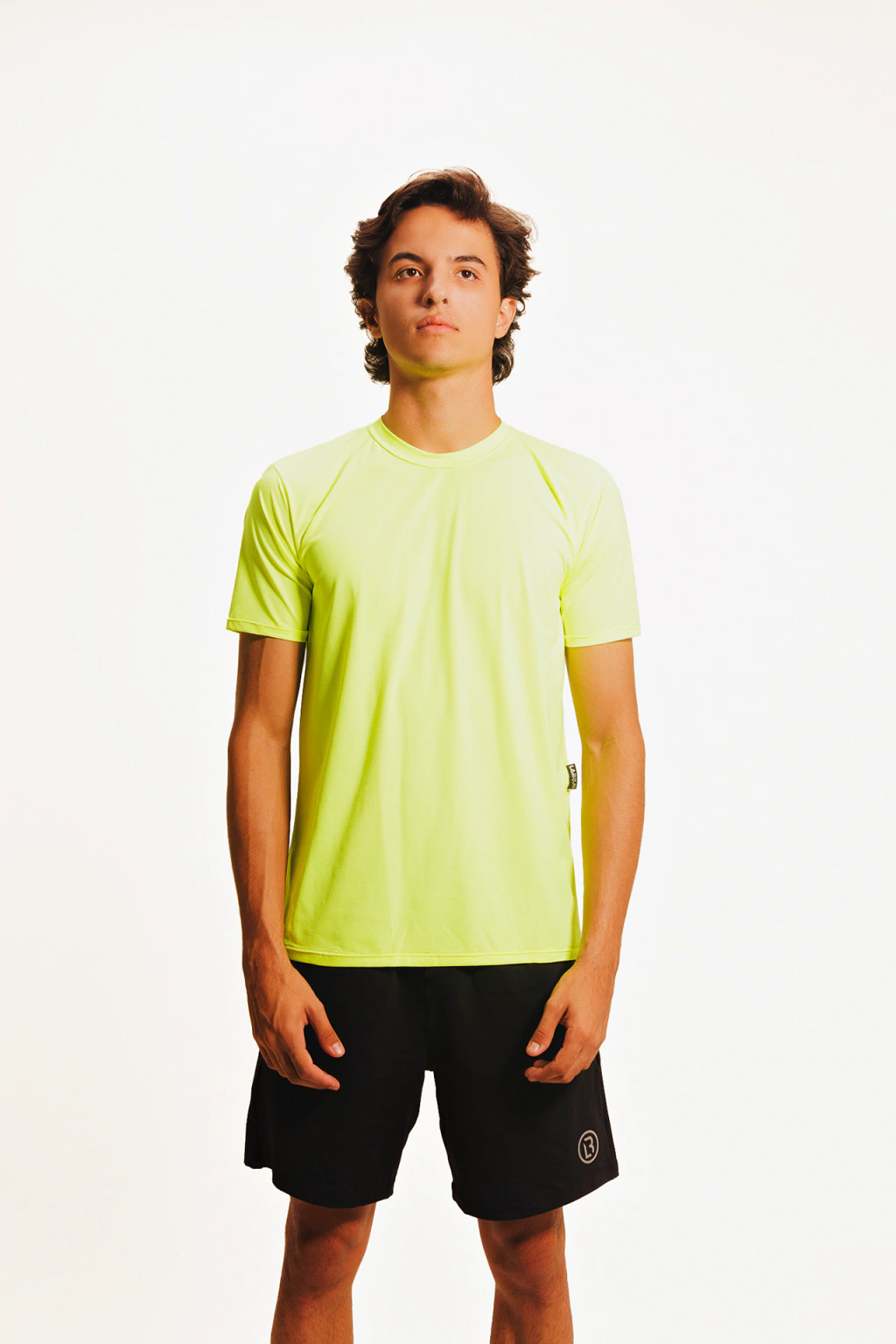 Camiseta Masculina Amarela Neon