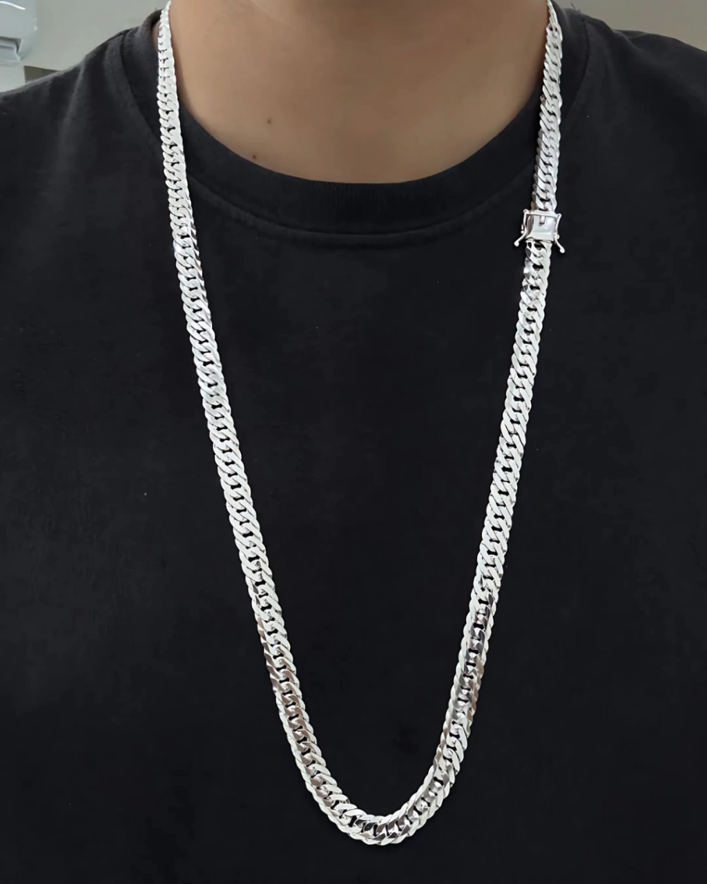 Corrente grume duplo 8mm 80cm fecho gaveta