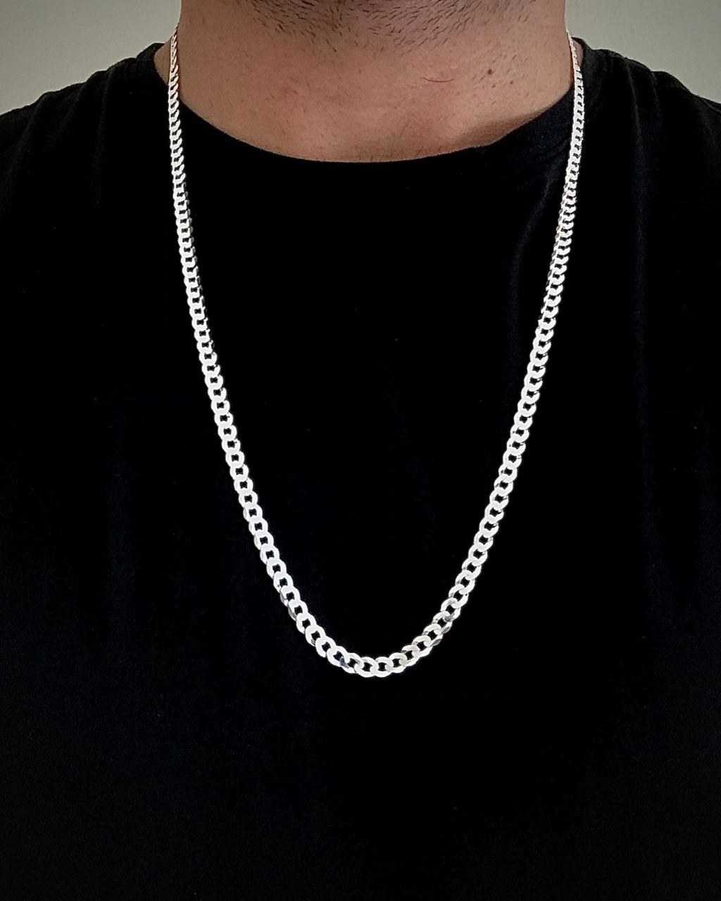 Corrente grume escamada 5mm 70cm