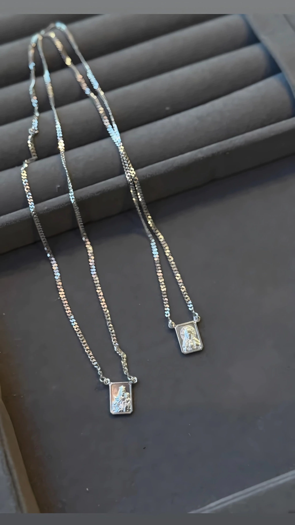 Escapulário grume nossa senhora do Carmo e Jesus 70cm