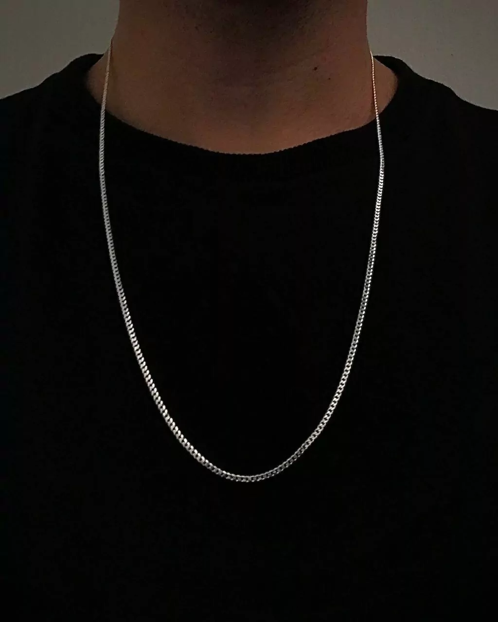 Corrente grume escamada 2mm 70cm