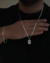 Conjunto grumet 3mm com pingente rosto de Jesus na internet