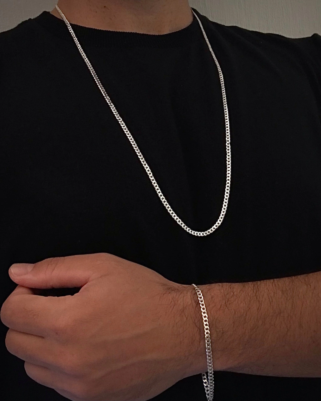 Conjunto grume 3,5mm (corrente 80cm)