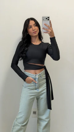 CROPPED ZURI - PRETO - loja online