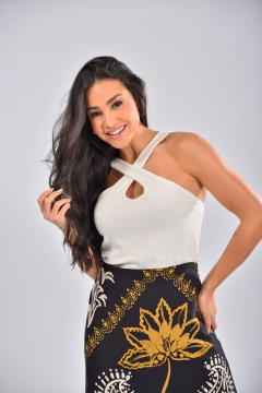 Blusa Canelada Lu - loja online