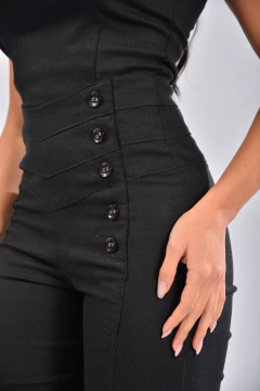 Calça Linho Botão - comprar online