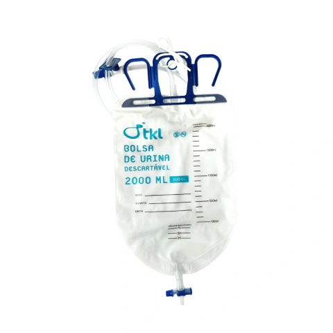 Bolsa Coletora Urina Sistema Fechado Ponto de Coleta 2L - TKL - 01 Unidade