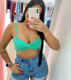 CROPPED CRUZADO ALGODÃO