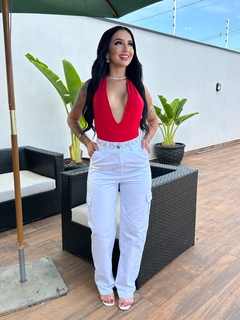 CALÇA WIDE LEG CARGO