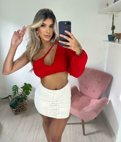 SHORTS SAIA ILHÓS - Pérola Rosa