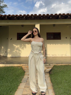 Conjunto Flávia bege