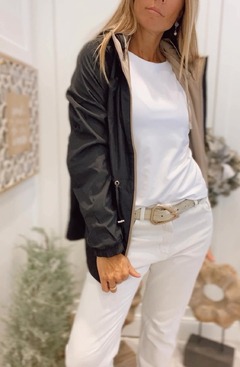 PILOTO BEIGE CON NEGRO - tienda online