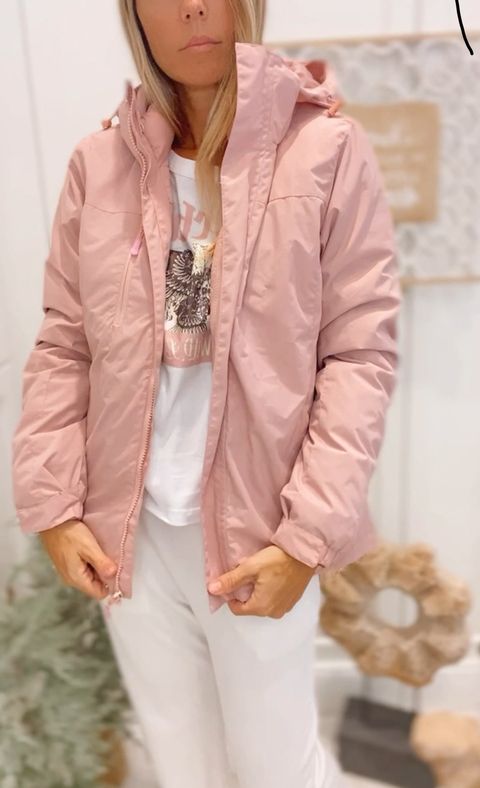 CAMPERA 3 en 1 LONDRES ROSA PASTEL - comprar online