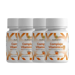 COMPLEJO DE VITAMINAS B 4 FRASCOS. Eudaplen